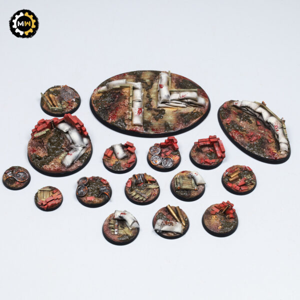 Crusade Battlefield - Battle-Ready Painted Bases (round)