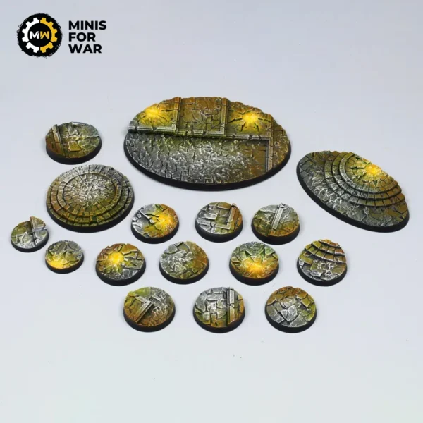 Cursed Valley - Battle-Ready Painted Bases (round)