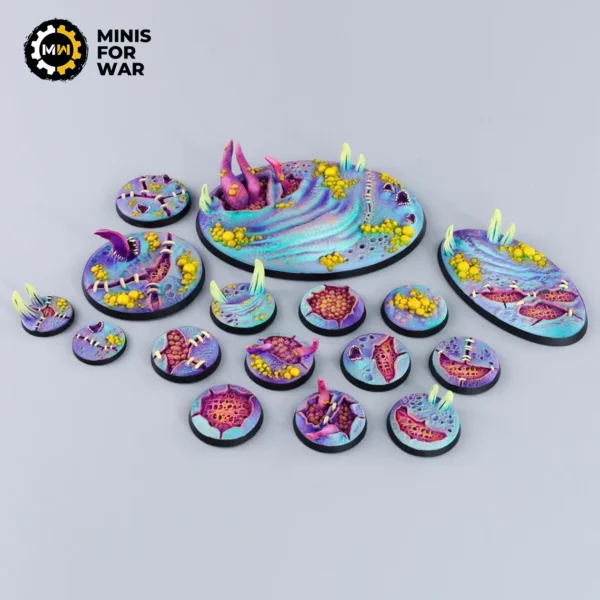 Daemonic Possession - Battle-Ready Painted Bases (round)