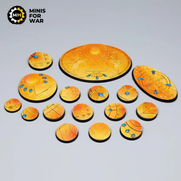 Eternal Sun - Battle-Ready Painted Bases (round)