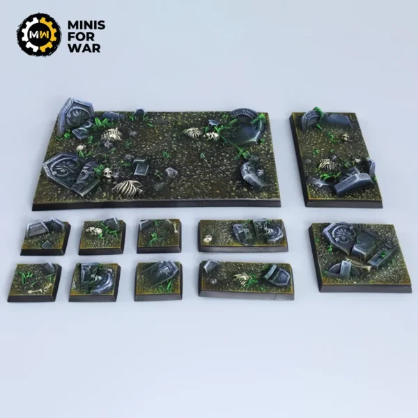 Graveyard - Battle-Ready Painted Bases (Square)
