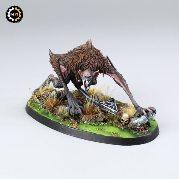 Varghulf Courtier #2 - Painted Miniature (Flesh‑eater Courts / Age of Sigmar)