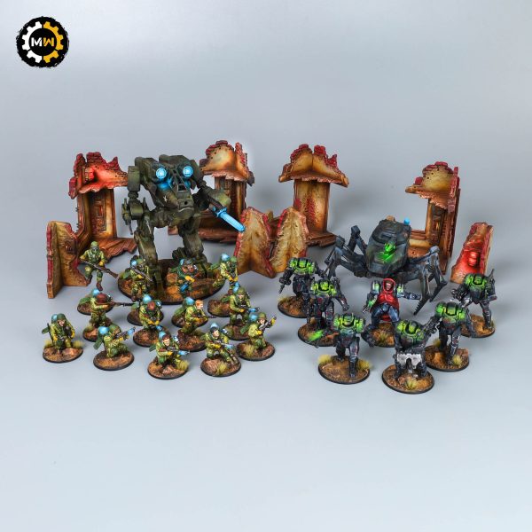 Konflikt ’47 Starter Set - Painted Miniature Set (Axis & US / Konflikt ’47)