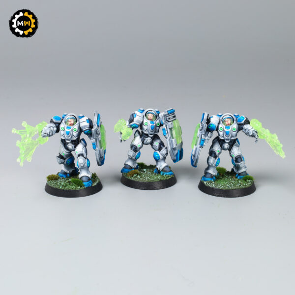 Terran Medics – Painted Unit – Starcraft: Tabletop Miniatures Game