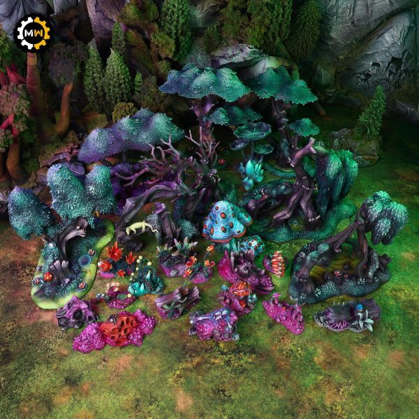 painted magic swamp terrain