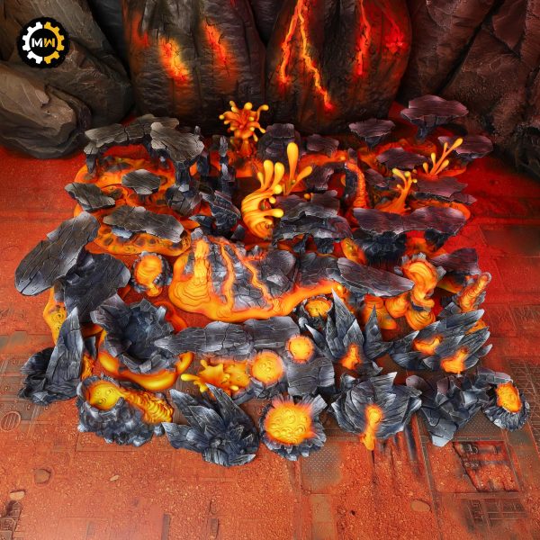 painted lava terrain