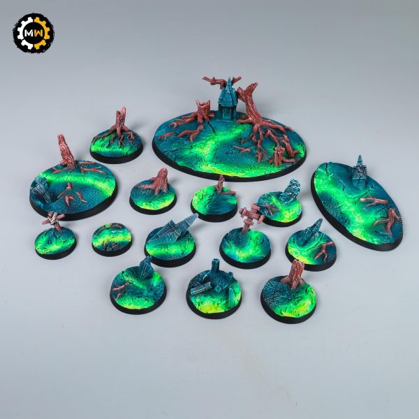 Ghostlands - Battle-Ready Painted Bases (Round)