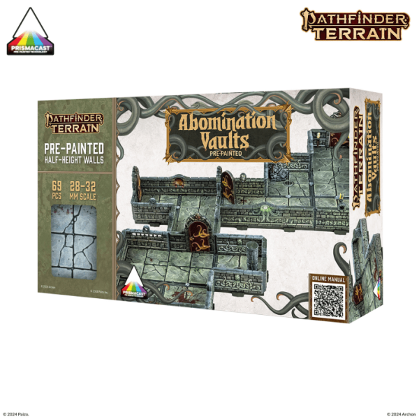 Pathfinder: Abomination Vaults PrismaCast™ - Pre-painted 3D Terrain Set