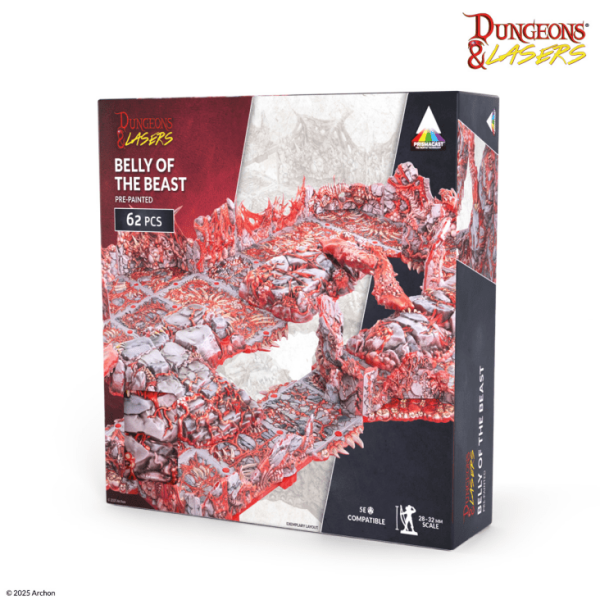 Belly of the Beast PrismaCast™ - Pre-painted 3D Terrain Set