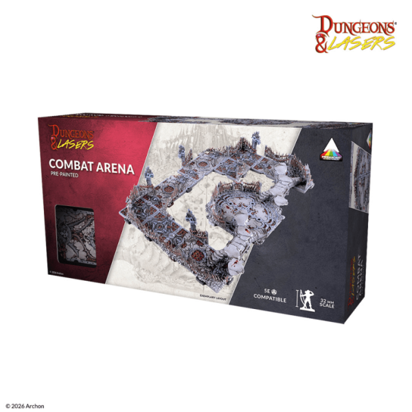 Combat Arena PrismaCast™ - Pre-painted 3D Terrain Set