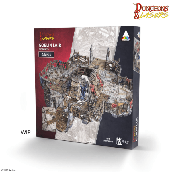 Goblin Lair PrismaCast™ - Pre-painted 3D Terrain Set