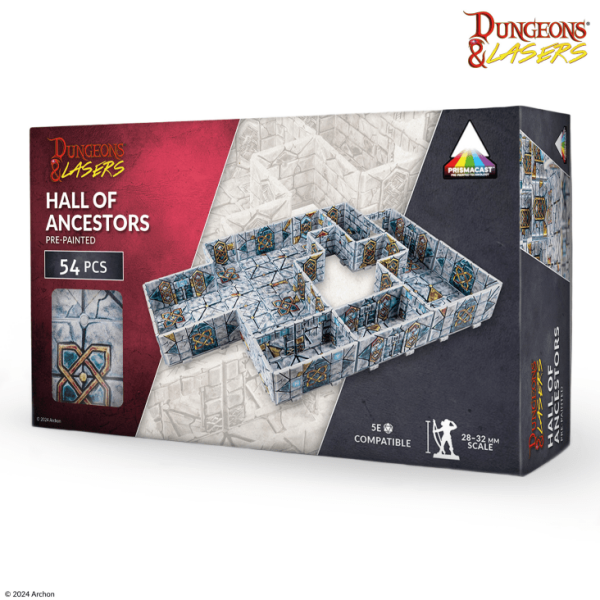 Hall of Ancestors PrismaCast™ - Pre-painted 3D Terrain Set