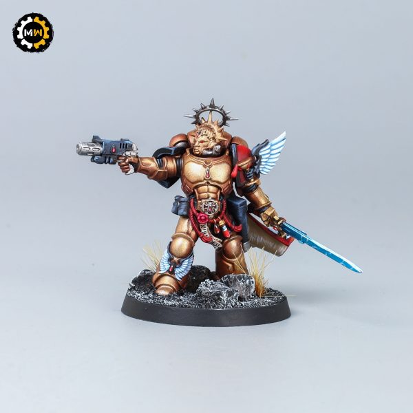 Blood Angels Captain 1 Blood Angels Captain - Painted Miniatures (Warhammer 40,000)