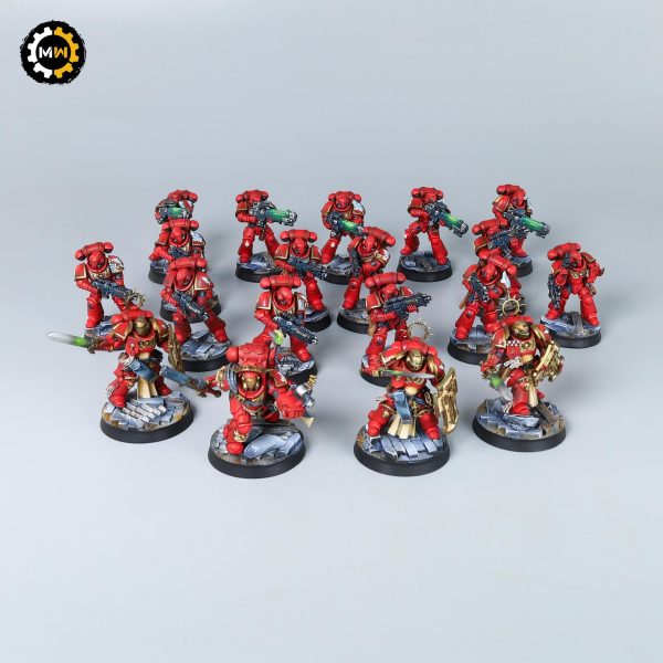 Blood Angels Combat Patrol - Painted Miniatures (Warhammer 40k)