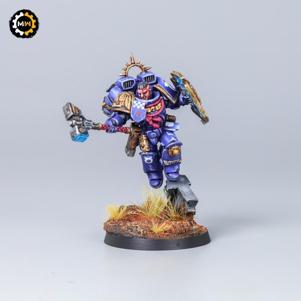 Captain with Jump Pack and Relic Shield 1 Captain with Jump Pack and Relic Shield - Painted Miniatures (Warhammer 40,000)