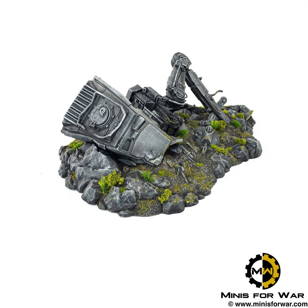 Star Wars: Legion – Downed AT-ST – Minis For War Painting Studio