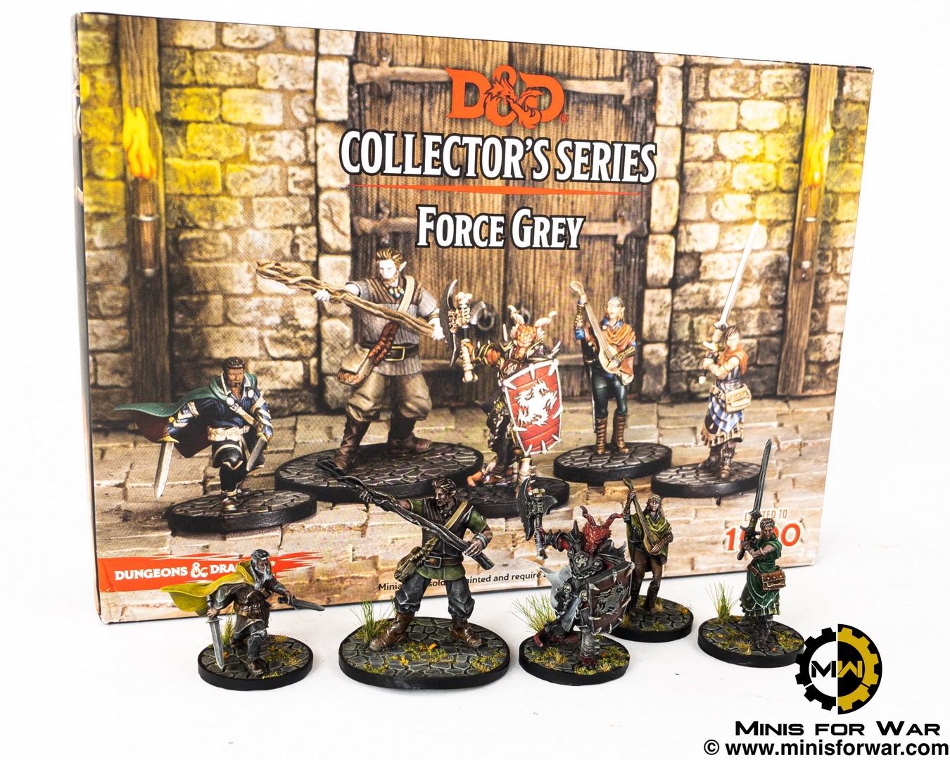 Limited Edition Force Grey Dungeons & Dragons D&D Collectors Series Miniatures 
