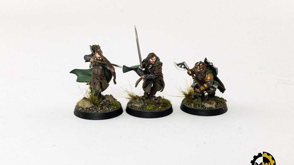 Lord of the Rings/ Hobbit – Three Hunters: Aragorn, Gimli, Legolas