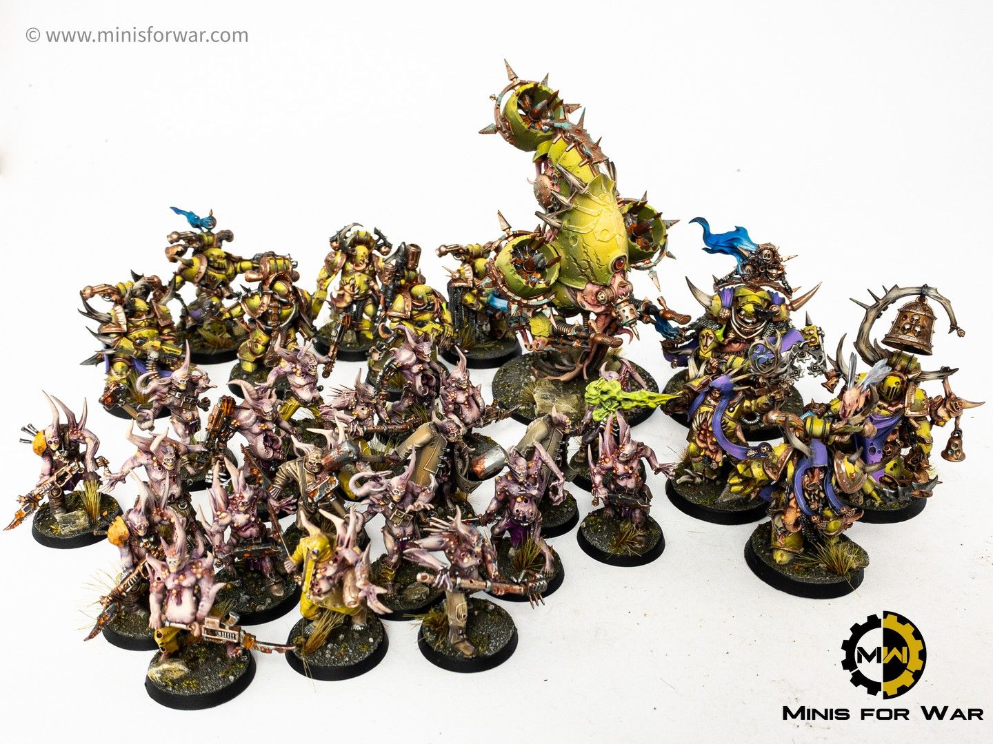40k - Death Guard Army - Minis For War Painting Studio