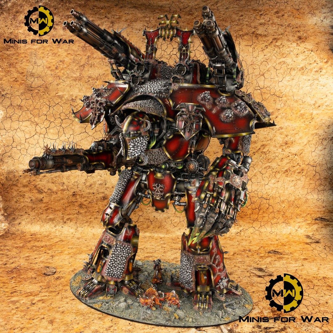 40k – Banelord, Khorne's Warlord Titan – Minis For War