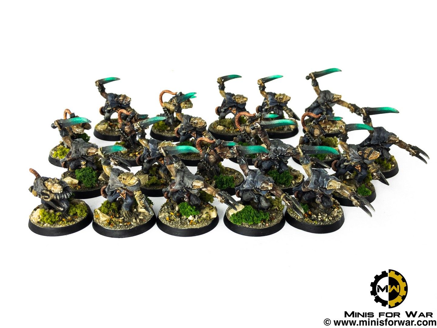 AOS PAINTED SKAVEN ARMY WARHAMMER MANY UNITS TO CHOOSE FROM 