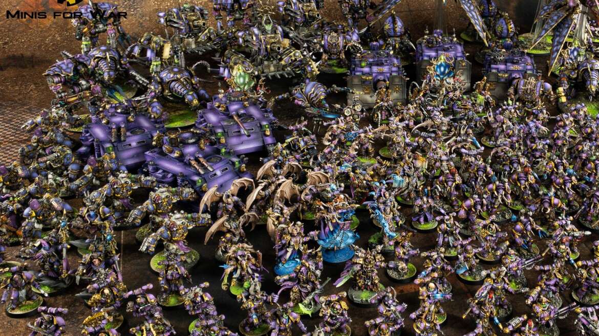40k – Massive Chaos Space Marines Army!