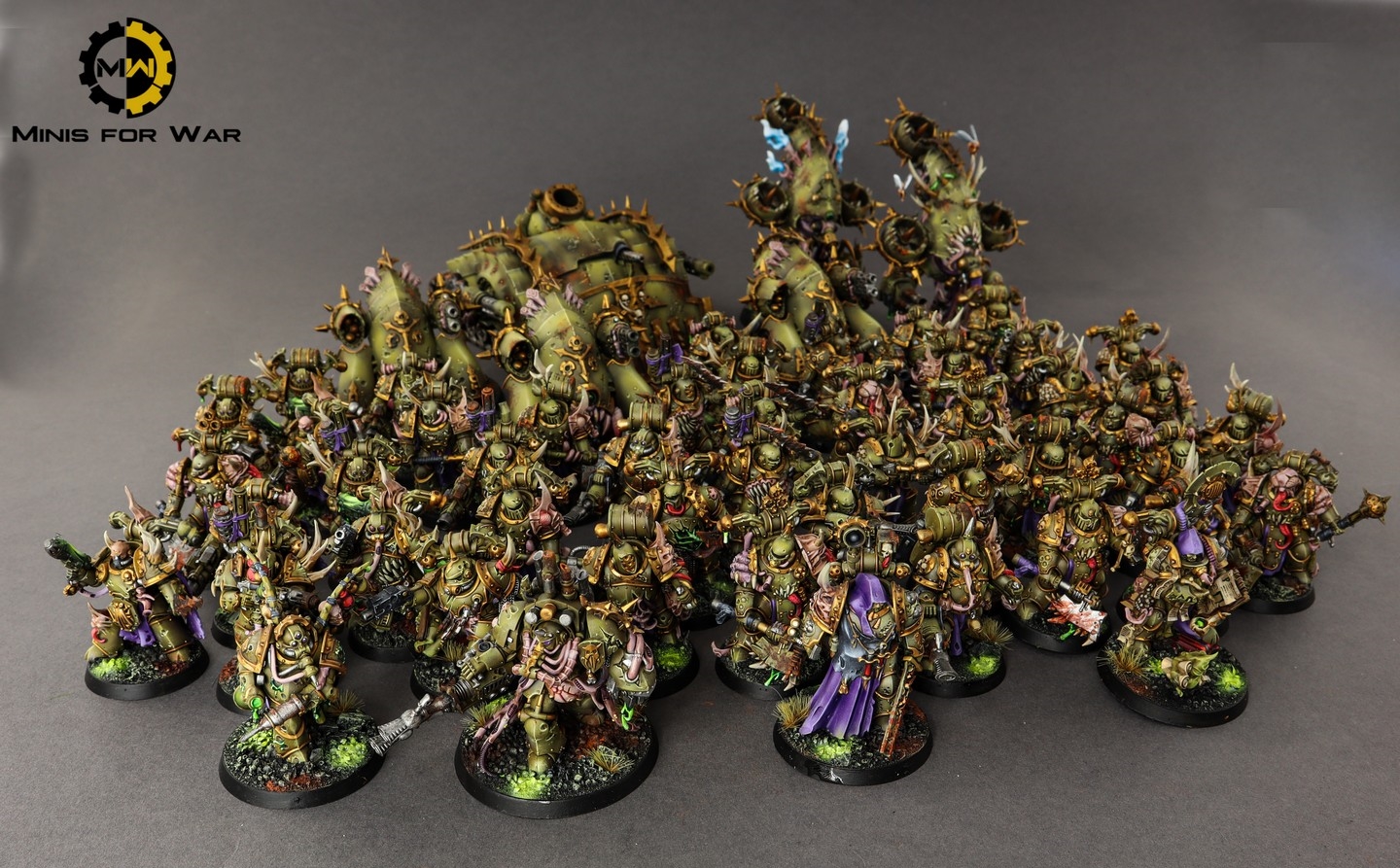 40k – Death Guard Army | Minis For War Painting Studio