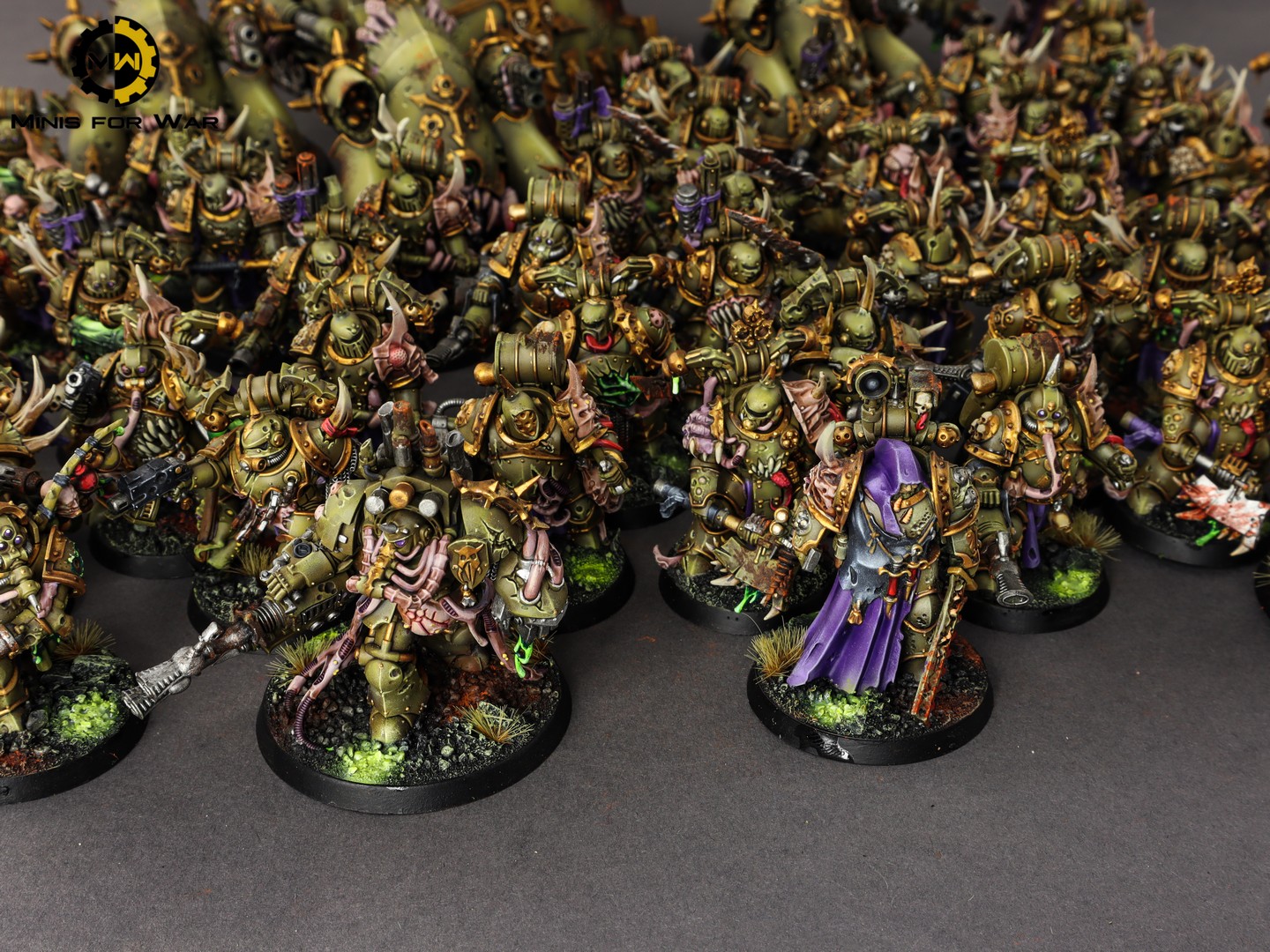 40k - Death Guard Army - Minis For War Painting Studio