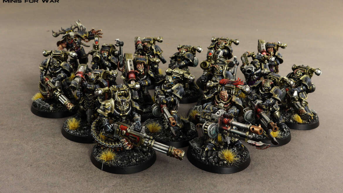 40K – Chaos Space Marines –  Infantry