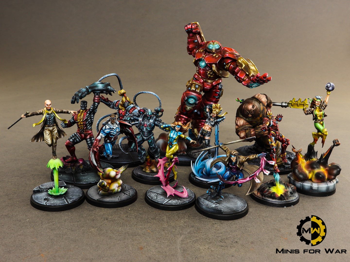 Marvel Crisis Protocol Pack of heroes Minis For War Painting Studio